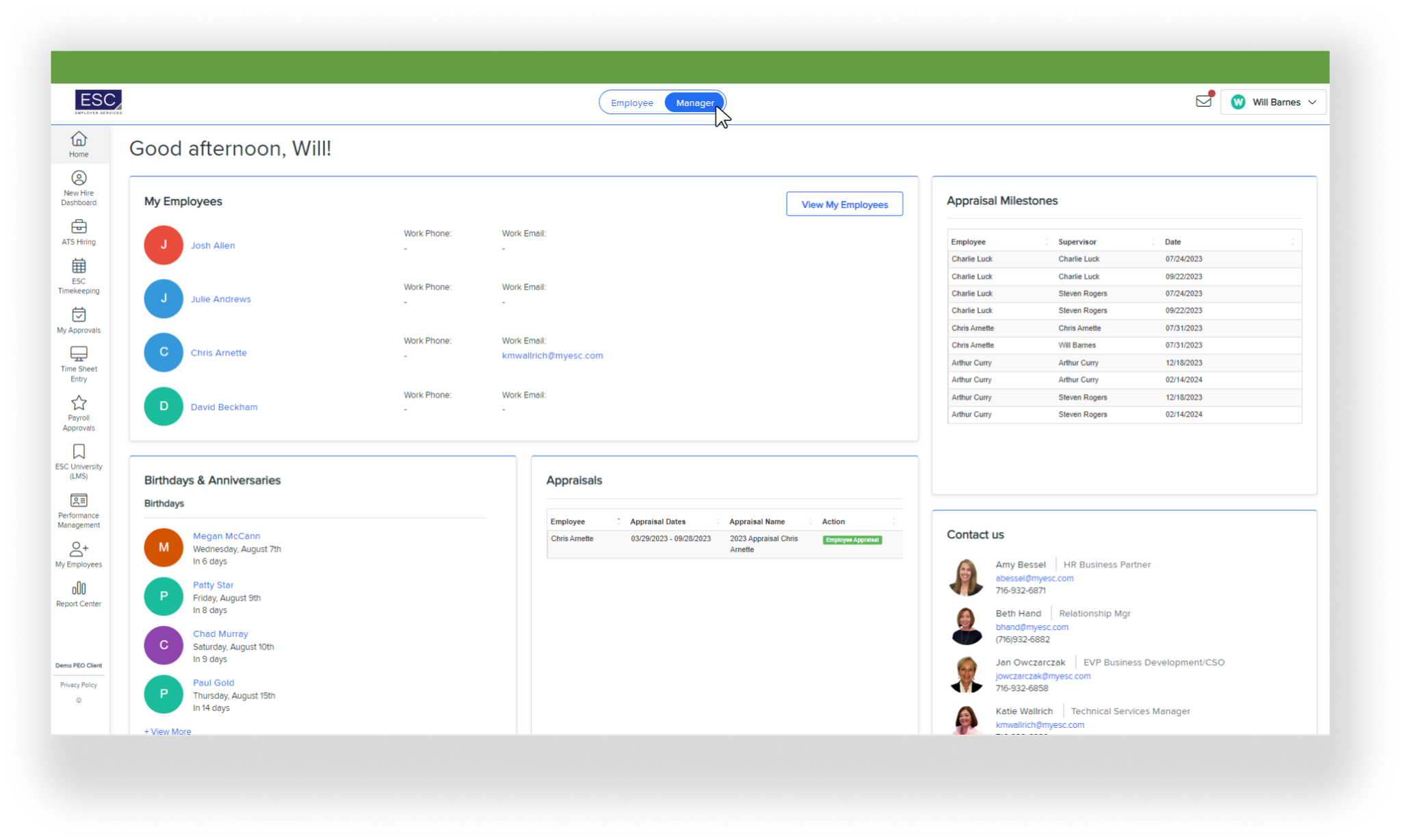 Tech Solutions - Employer Services Corporation